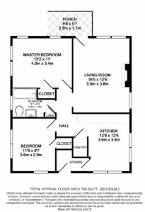6406 West Court Existing Floor Plan